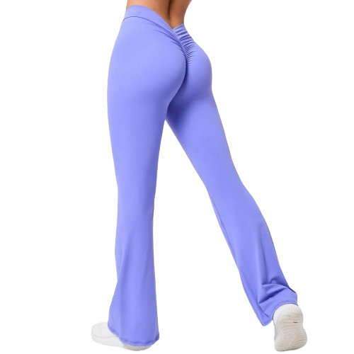 V Back Flared Leggings