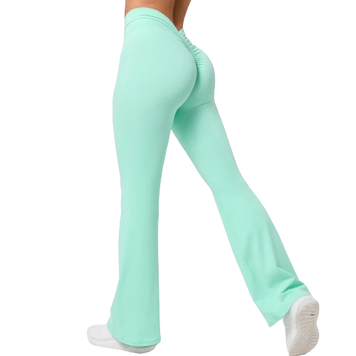 V Back Flared Leggings